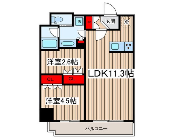 アーバネックス両国の物件間取画像